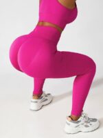 Shapely High-Waisted Scrunch Butt Leggings with Tummy Control for a Slimmer Profile