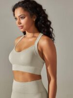 Sizzling Cross Back High Intensity Workout Bra - Unleash Your Inner Seductress!