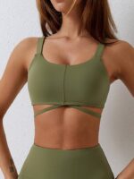 The Perfectly Formed Push-Up Sports Bra with Sexy Straps for a Flawless Fit