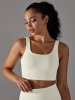 Unleash Your Inner Strength: Womens Breathable, Supportive Push-Up Sports Bra