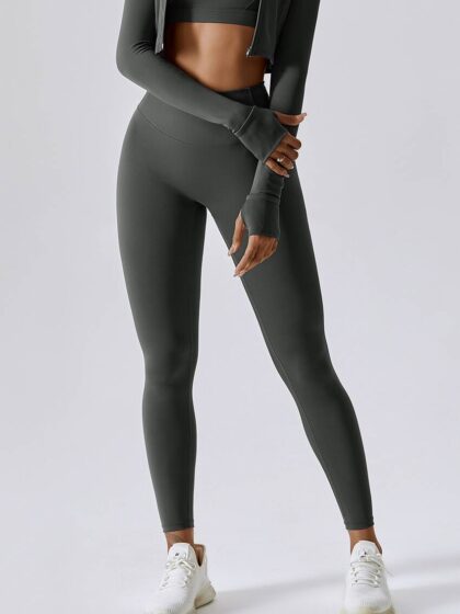 Vibrant High-Waisted Athletic Scrunch Butt Leggings V2 - Sexy, Stylish & Slimming Fit for Women