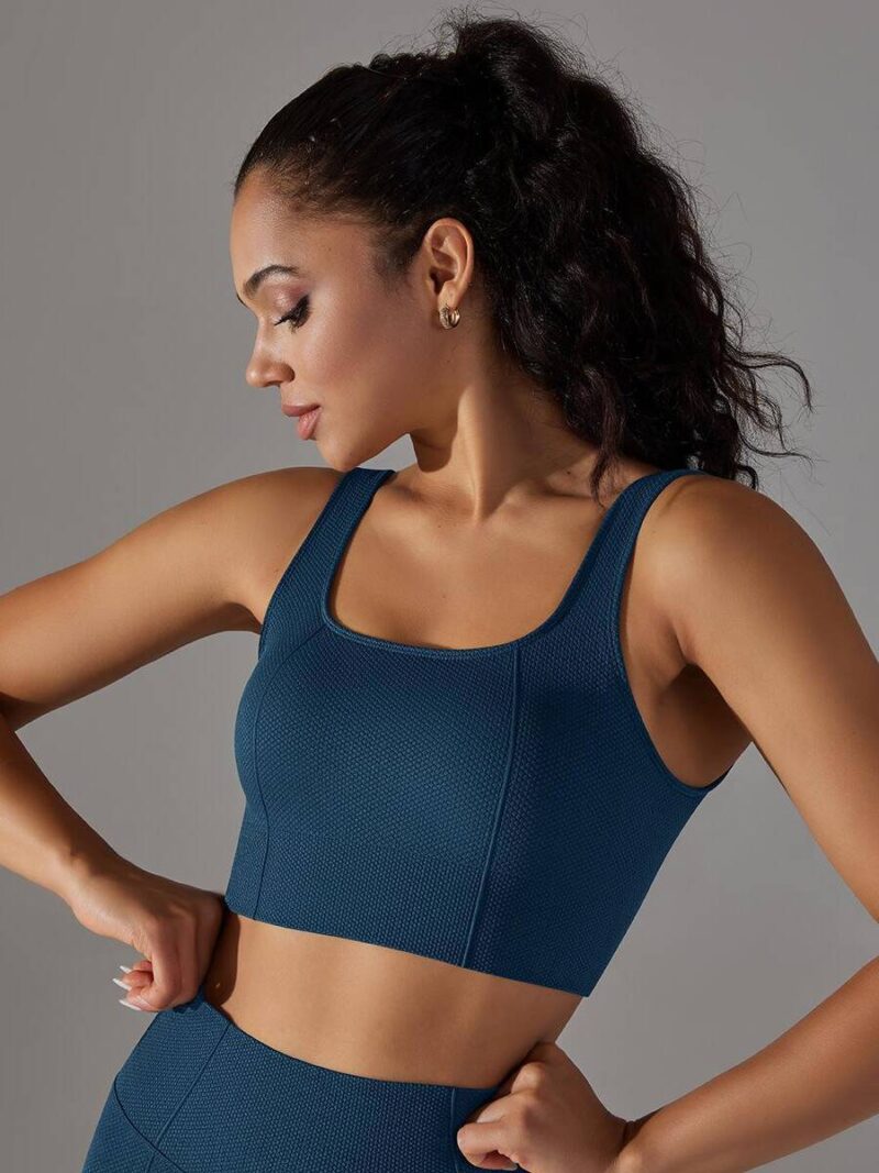 Womens Breathable, Comfort Fit, Push-Up, High Impact, Sports Bra for Maximum Support and Style