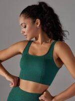 Womens Comfortable, Breathable Push-Up Sports Bra - Ideal for High-Impact Workouts!