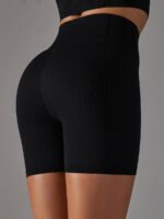 Womens High-Waisted Compression Sexy Yoga Shorts - Slimming & Breathable Activewear for the Gym or Lounging