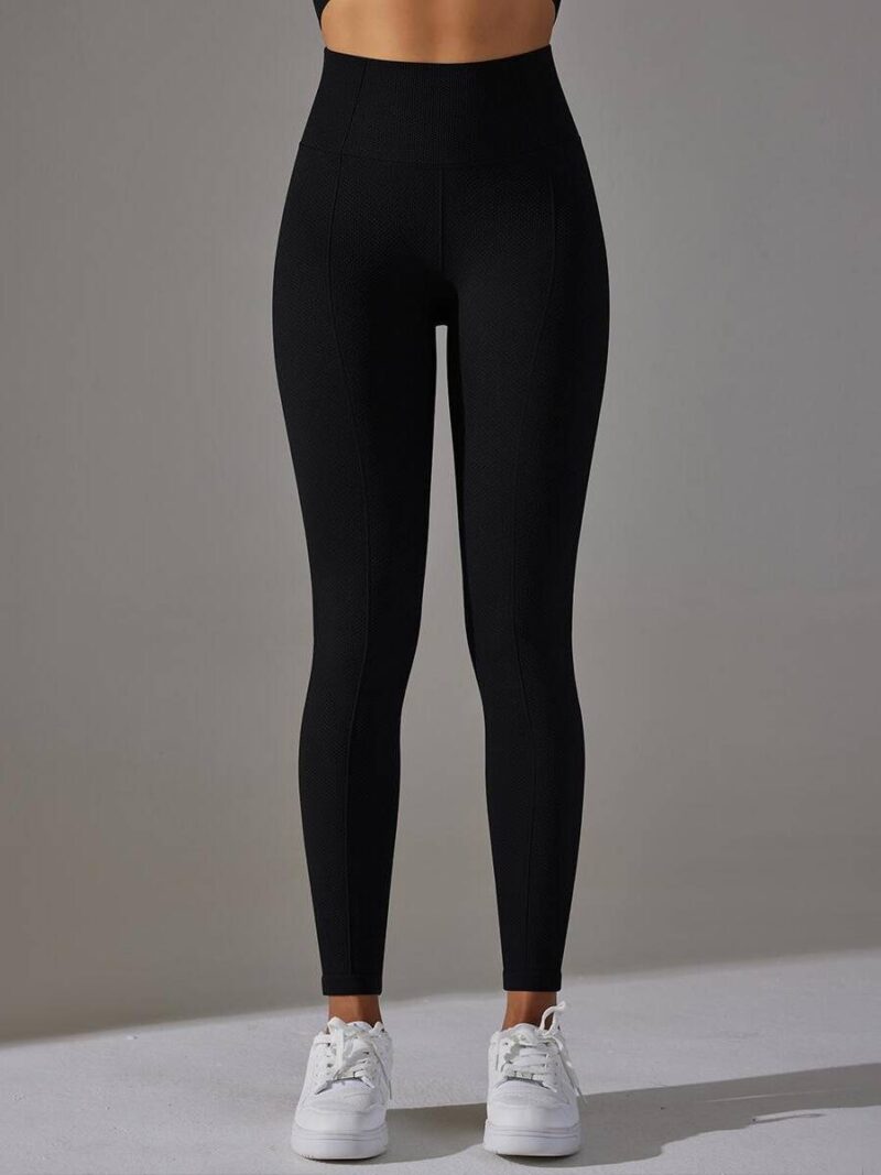 Womens High-Waisted Yoga Leggings with Compression Support - Slimming & Comfort for Exercise & Everyday Wear