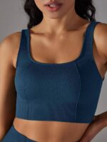 Womens Lightweight, Comfortable, Supportive Push-Up Sports Bra for Maximum Performance and Comfort