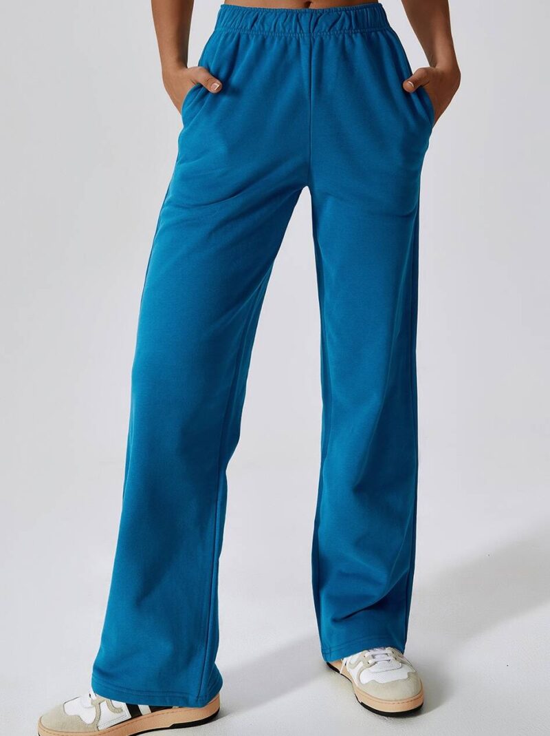 Womens Loose Fit Sporty Casual Pants - Stylish, Comfy, and Athletic!