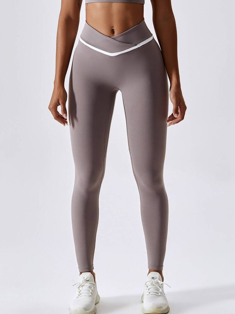 Womens Seamless Push-Up Booty Enhancing V-Waist Leggings - Get the Perfectly Curved Look!