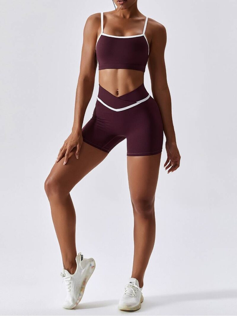 Womens Seamless Push-Up Shorts with V-Waist Design - Booty Enhancing & Flattering!