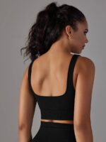 Womens Sexy Breathable Push-Up Sports Bra | Comfy Supportive Workout Bra | High Impact Training Crop Top