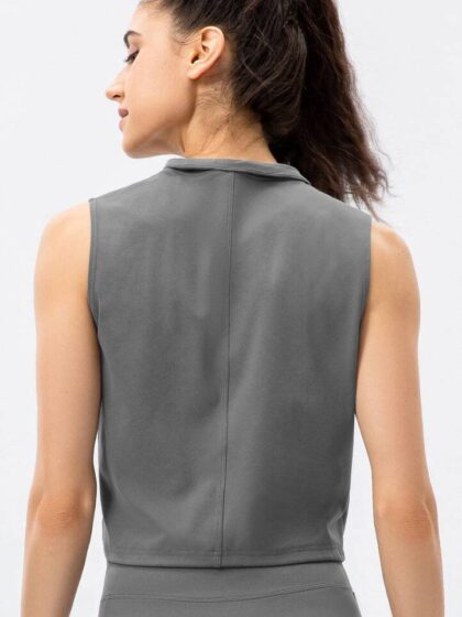 Be Cool and Comfortable this Summer in an Elegant Zip-Up Sports Vest!