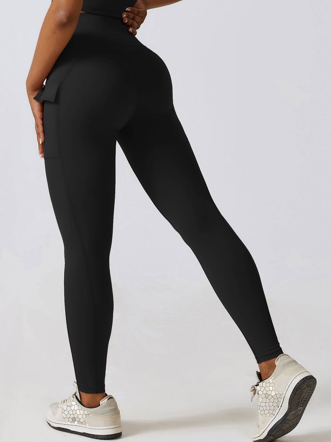 Women's Yoga Pants Yoga Leggings Criss Cross Waist Tummy Control Butt Lift  Quick Dry High Waist Yoga Fitness Gym Workout Leggings Bottoms Black Dark N