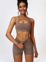 Luxuriously Soft Dual-Style Sports Bra - 2-in-1 Comfort with Buttery Feel