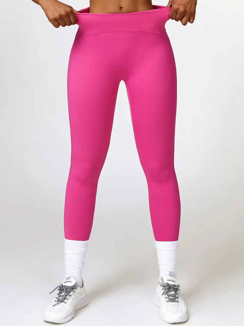 Sculpt Your Figure with Sexy High-Waist Elastic Athletic Leggings!
