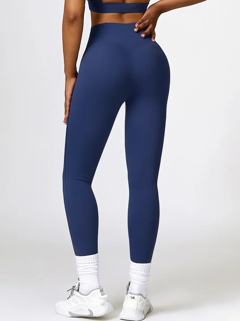 Luxurious High-Waist Elastic Athletic Leggings - Soft, Slimming & Stretchy Yoga Pants