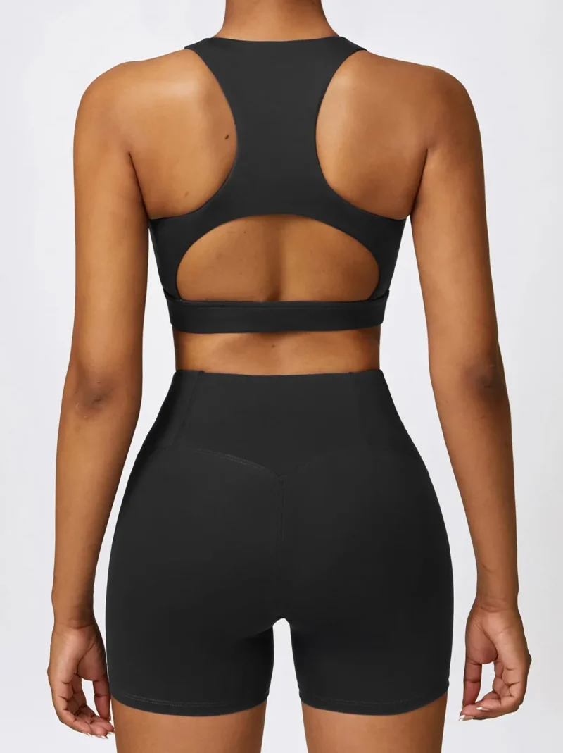 Stylish Cutaway Racerback Sports Bra | Activewear for Women with Maximum Support & Comfort