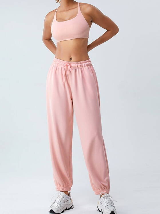 Sexy High-Waisted Loose Fit Sports Pants for Autumn/Winter | Breathable, Comfy Athletic Wear for Cold Weather