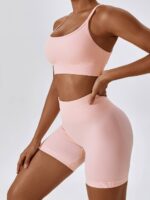 Sexy High-Waisted Yoga Shorts with Booty-Enhancing Scrunch Butt Contouring for Women