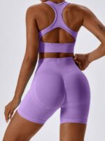 Sexy Racerback Push-Up Sports Bra - Perfect for Yoga, Running, & More!