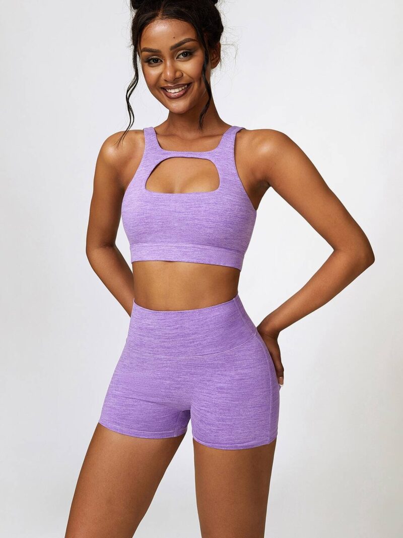 Sexy Scrunch Butt Yoga Shorts with Pockets - Stretchy Elastic Waistband for Comfort and Style