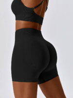 Shape Your Booty with Our High-Waisted Scrunch Butt Contouring Yoga Shorts!