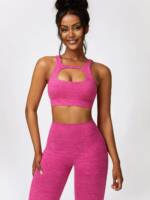 Stay Fit and Fabulous with this 2-Piece Set: Sports Bra & Scrunch Butt Leggings!