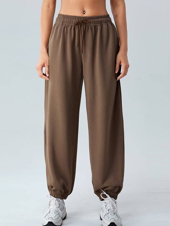 Stylishly Comfortable High-Waisted Loose Fit Sports Pants for the Cool Autumn/Winter Season!