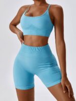Womens Trendy High-Waisted Booty Contour Scrunch Butt Yoga Shorts for a Flattering Fit