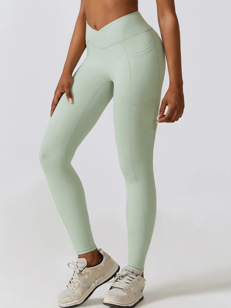 Sexy Scrunch Butt Leggings with High-Rise Waist and Pockets – Flaunt Your Curves!