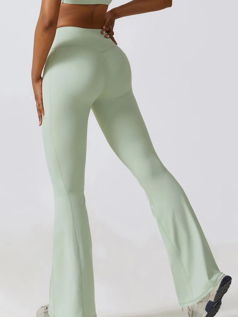 Stylish Bell Bottoms with Scrunchy Rear and Convenient Pockets