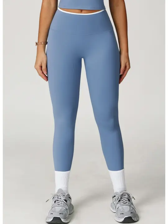 High Waist Yoga Pants Women Fitness Leggings High Elastic Sports Push Up Tights Running Leggings Breathable Workout Gym Leggings